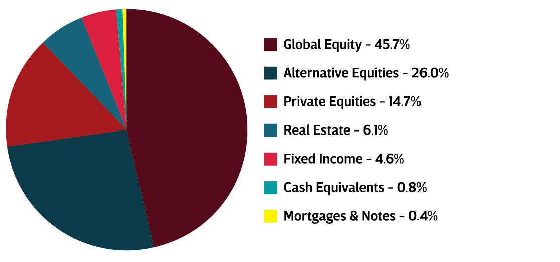 investment pie chart